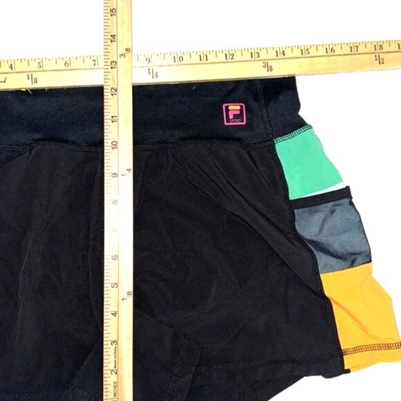 Fila Sport Womens Colorblock Athletic Shorts M - Picture 8 of 8